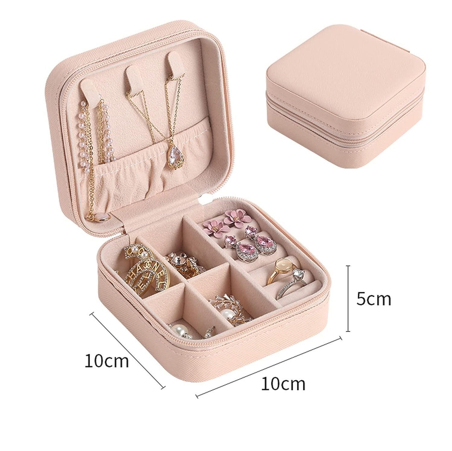 💎 GlamGo™ Portable Travel Jewellery Box
