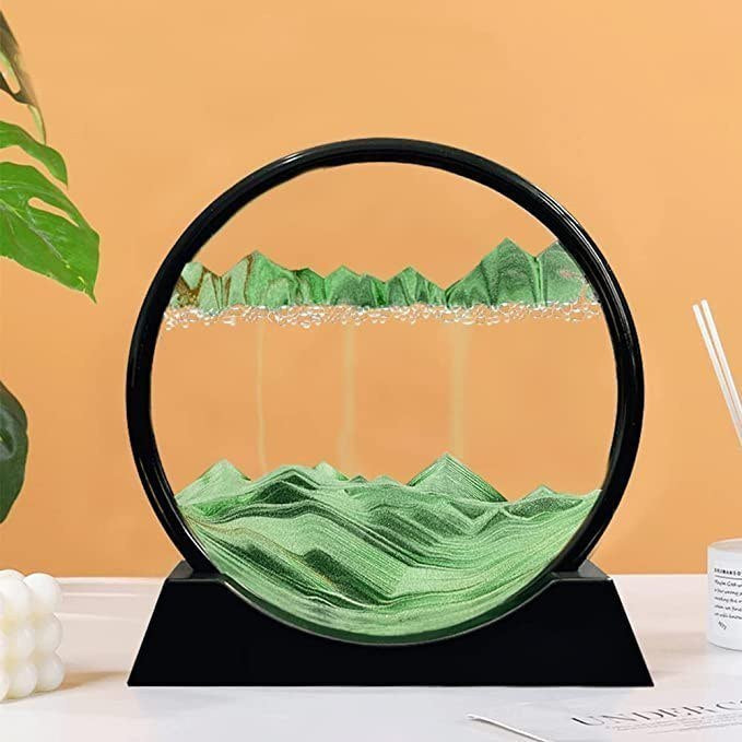3D Sandscape – Moving Sand Art in Glass Frame (7 Inches)