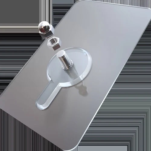 No-Drill Wall Hooks (pack of 10) for Hanging – Heavy Duty Adhesive Hooks (Waterproof, Rustproof, Reusable)