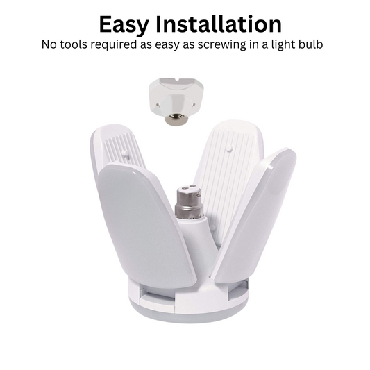 25W 4-Fan LED Bulb Light – Pack of 3