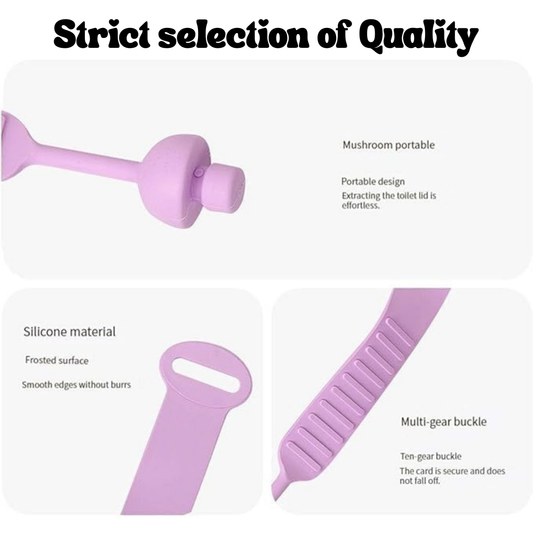 Silicone Toilet Seat Cover Lifter (Set of 2)