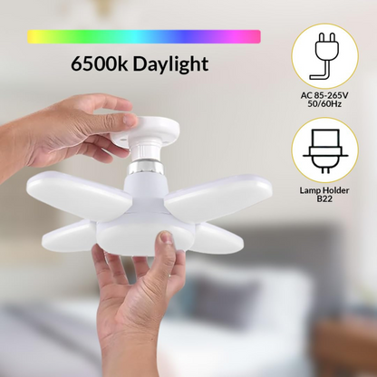 25W 4-Fan LED Bulb Light – Pack of 3