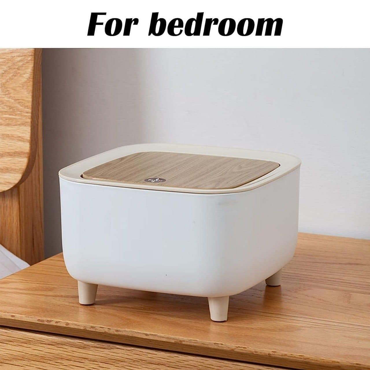 Durable mini tabletop dustbin for wrappers and tissues