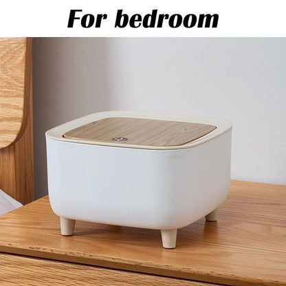 Durable mini tabletop dustbin for wrappers and tissues