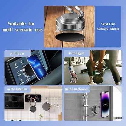 Vacuum Absorption Magnetic Phone Stand – Foldable & Portable