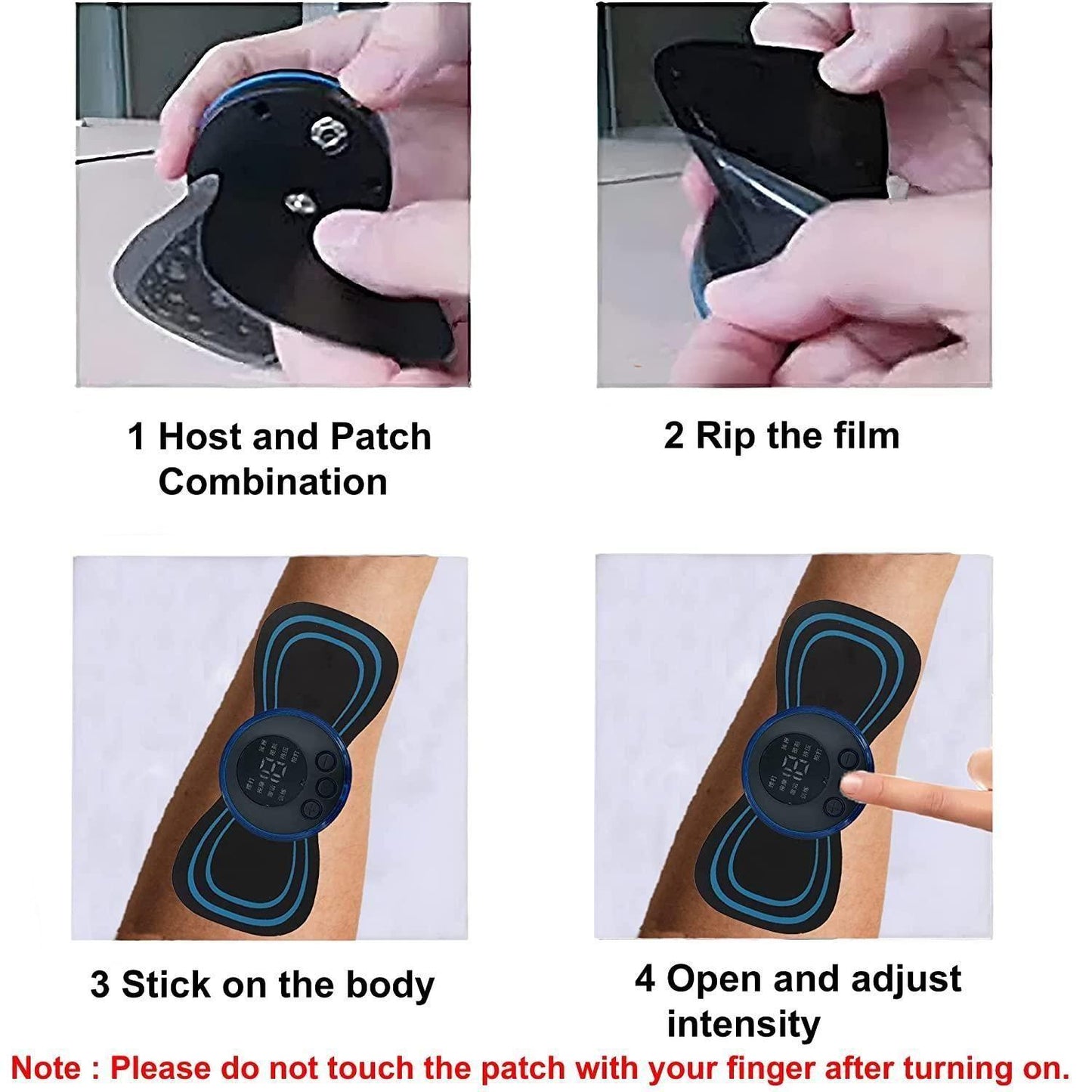 PowerPulse™ Mini Massager – 8 Modes, 19 Strength Levels, Full-Body Relief Anywhere