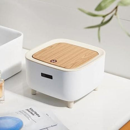 Stylish small trash bin for desk, kitchen, and dressing table