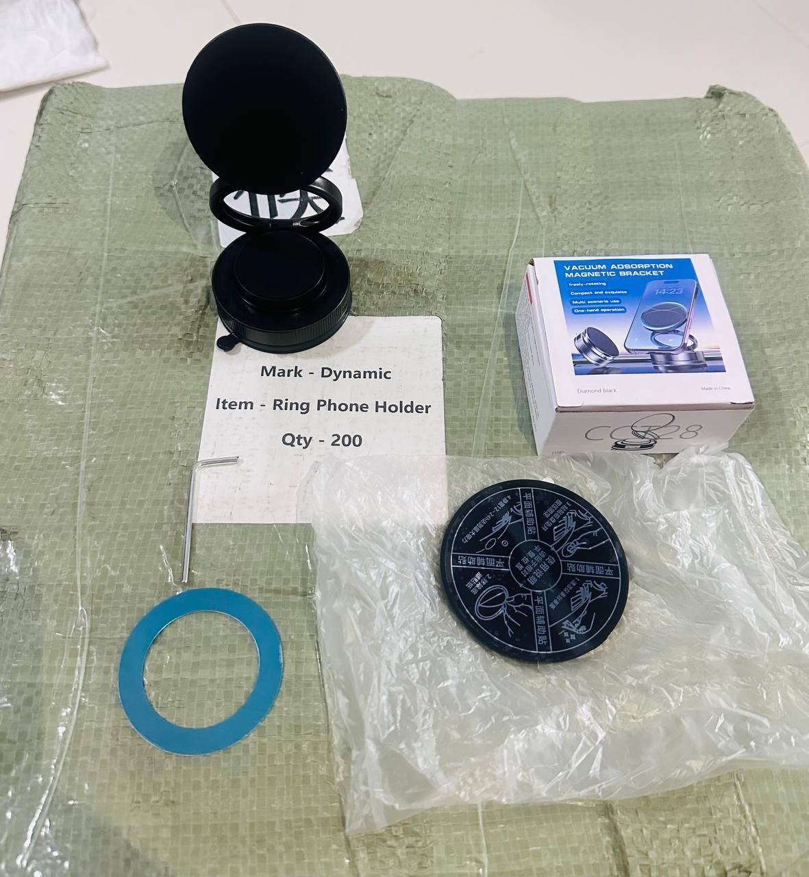 Vacuum Absorption Magnetic Phone Stand – Foldable & Portable