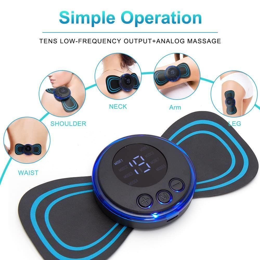 PowerPulse™ Mini Massager – 8 Modes, 19 Strength Levels, Full-Body Relief Anywhere