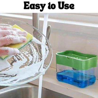 Soap Pump Dispenser with Sponge Holder