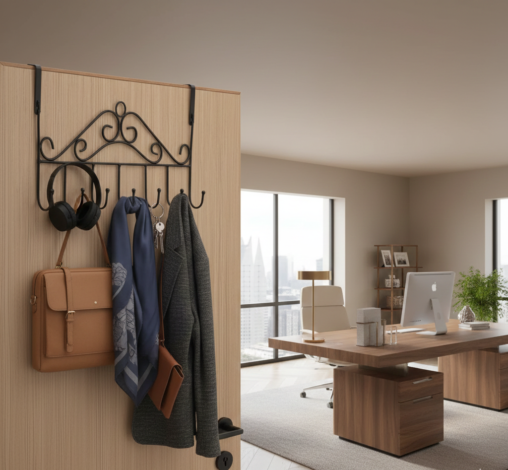 OTD Hanger Rack with 7 Decorative Hooks