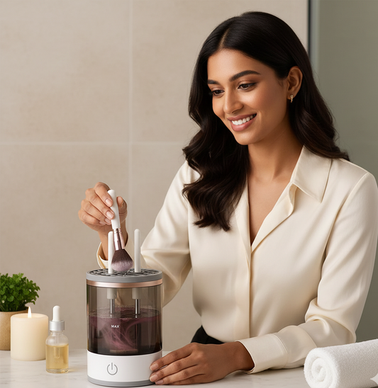 Automatic Makeup Brush Cleaner