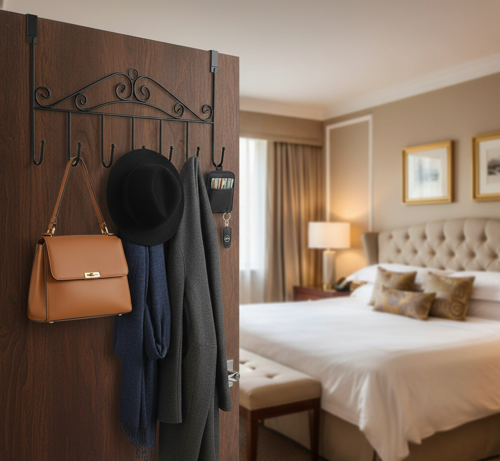 OTD Hanger Rack with 7 Decorative Hooks