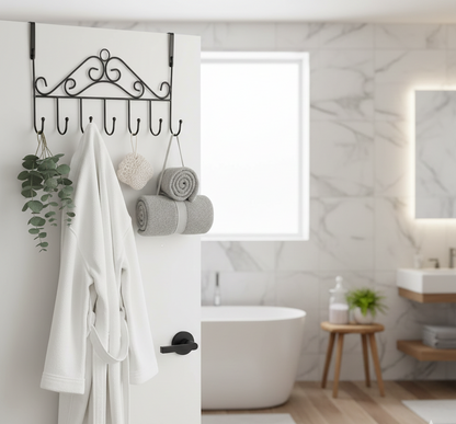 OTD Hanger Rack with 7 Decorative Hooks