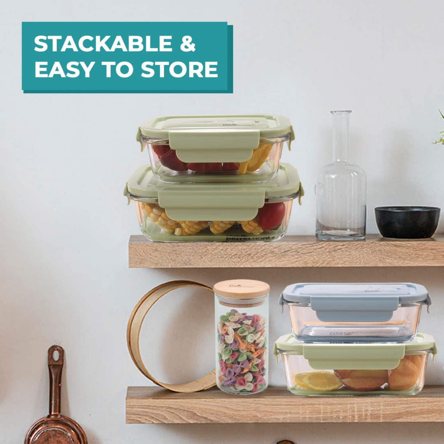 Food Storage Containers (Pack of 3)