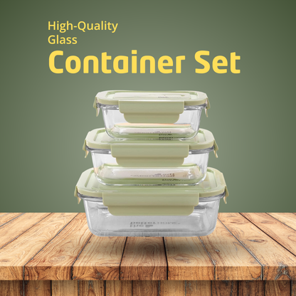 Food Storage Containers (Pack of 3)