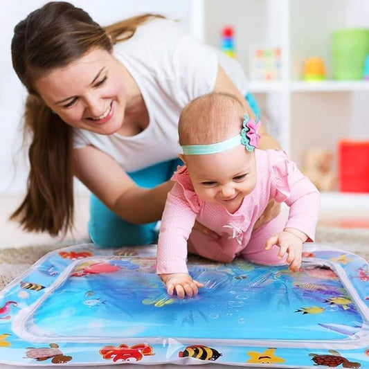 Baby Water Play Mat – Inflatable Tummy-Time Floor Cushion