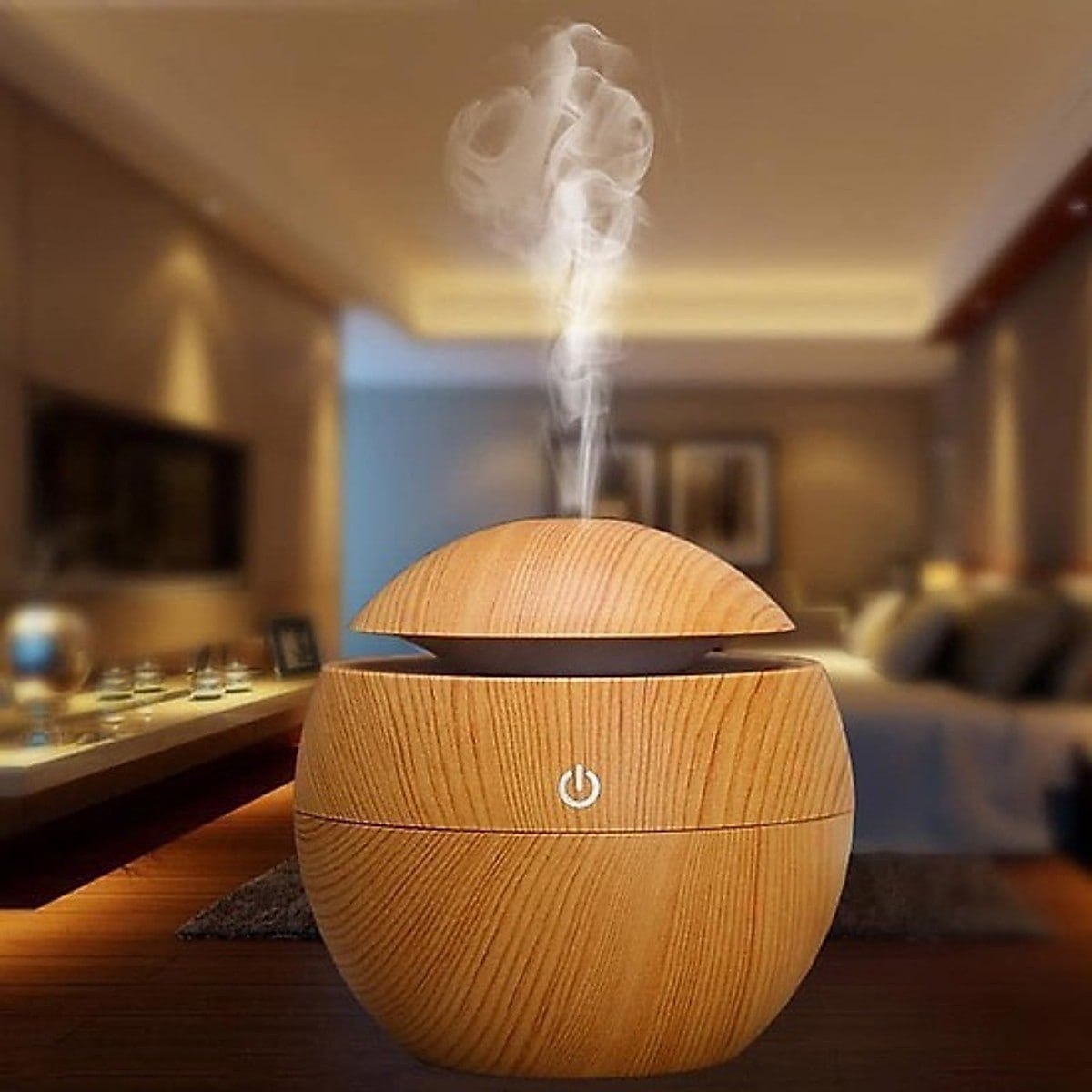 Wooden Aroma Humidifier – Essential Oil Diffuser