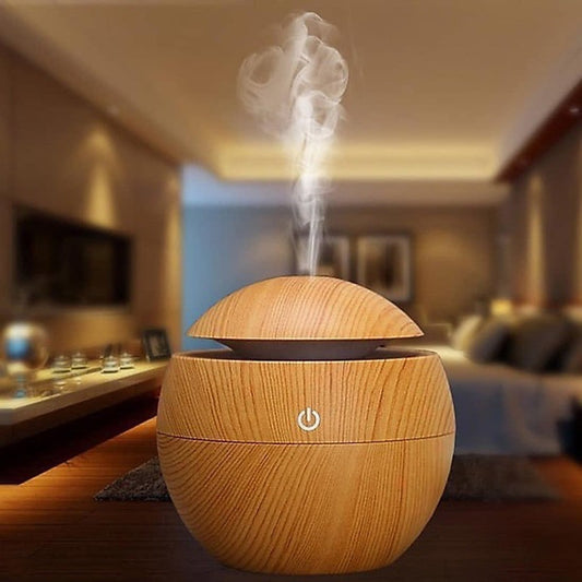 Wooden Aroma Humidifier – Essential Oil Diffuser