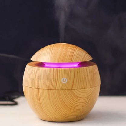 Wooden Aroma Humidifier – Essential Oil Diffuser