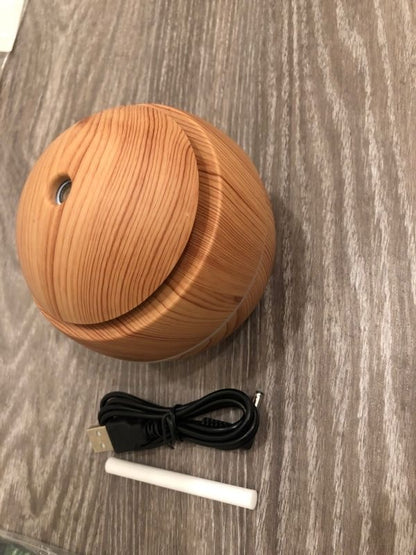 Wooden Aroma Humidifier – Essential Oil Diffuser