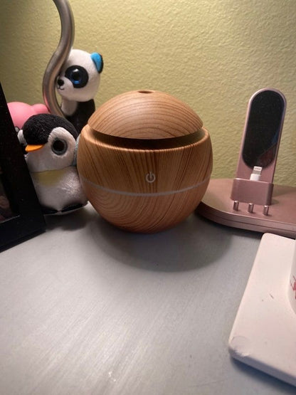 Wooden Aroma Humidifier – Essential Oil Diffuser
