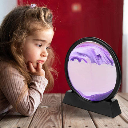 3D Sandscape – Moving Sand Art in Glass Frame (7 Inches)