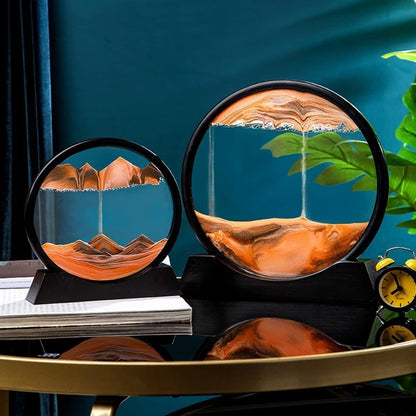 3D Sandscape – Moving Sand Art in Glass Frame (7 Inches)