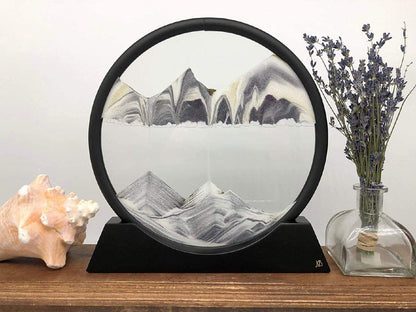3D Sandscape – Moving Sand Art in Glass Frame (7 Inches)