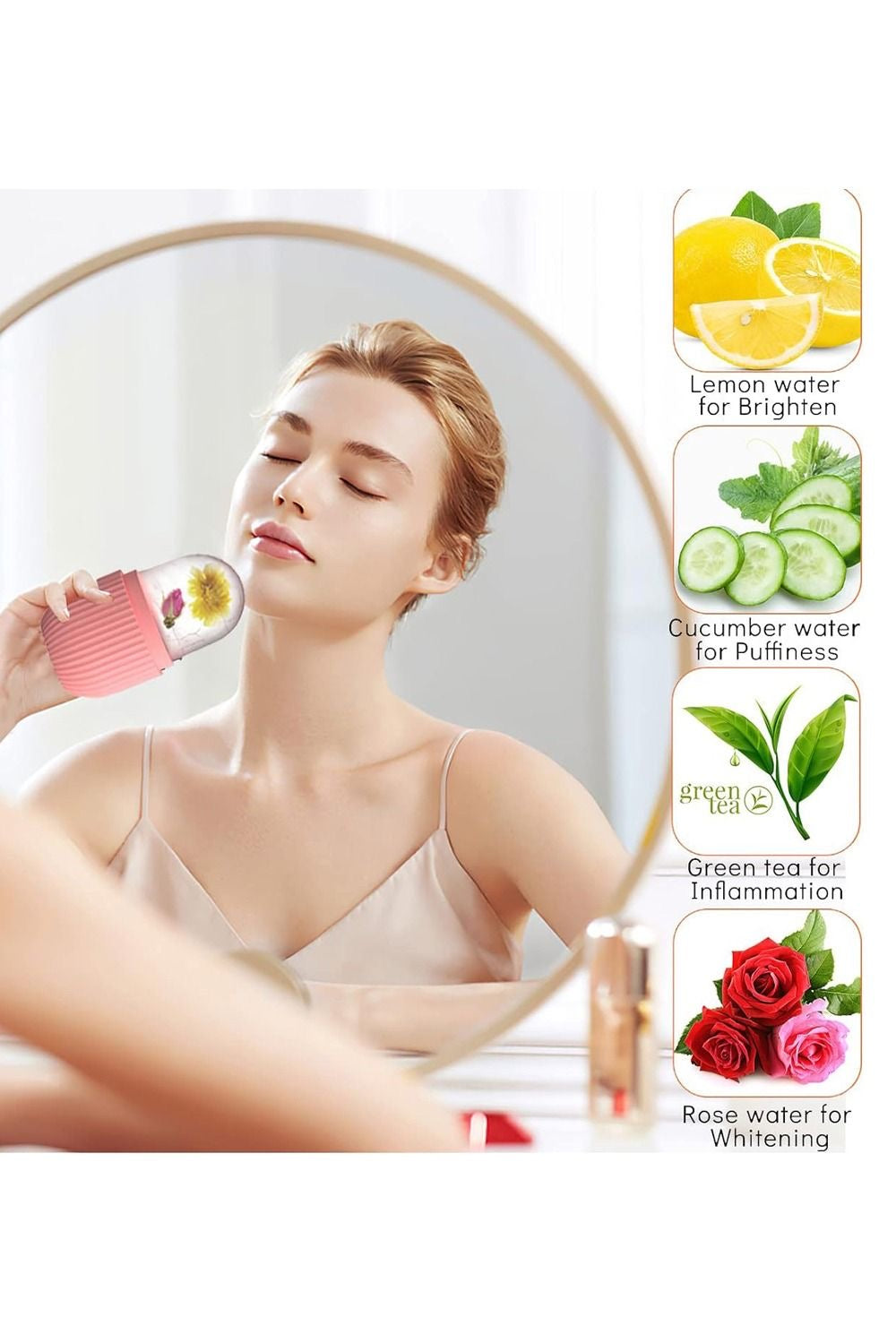 Face Ice Roller Massager – Refresh, Soothe & Glow