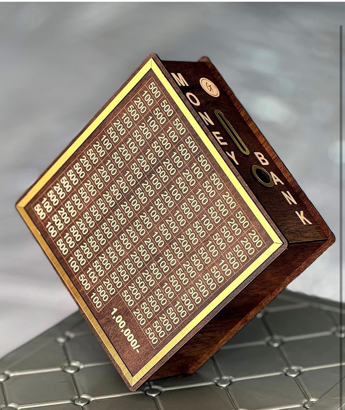 Wooden Savings Box | Smart Money Saving Box for Kids & Adults