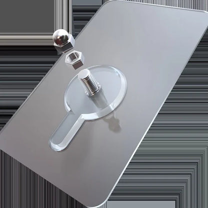 No-Drill Wall Hooks (pack of 10) for Hanging – Heavy Duty Adhesive Hooks (Waterproof, Rustproof, Reusable)