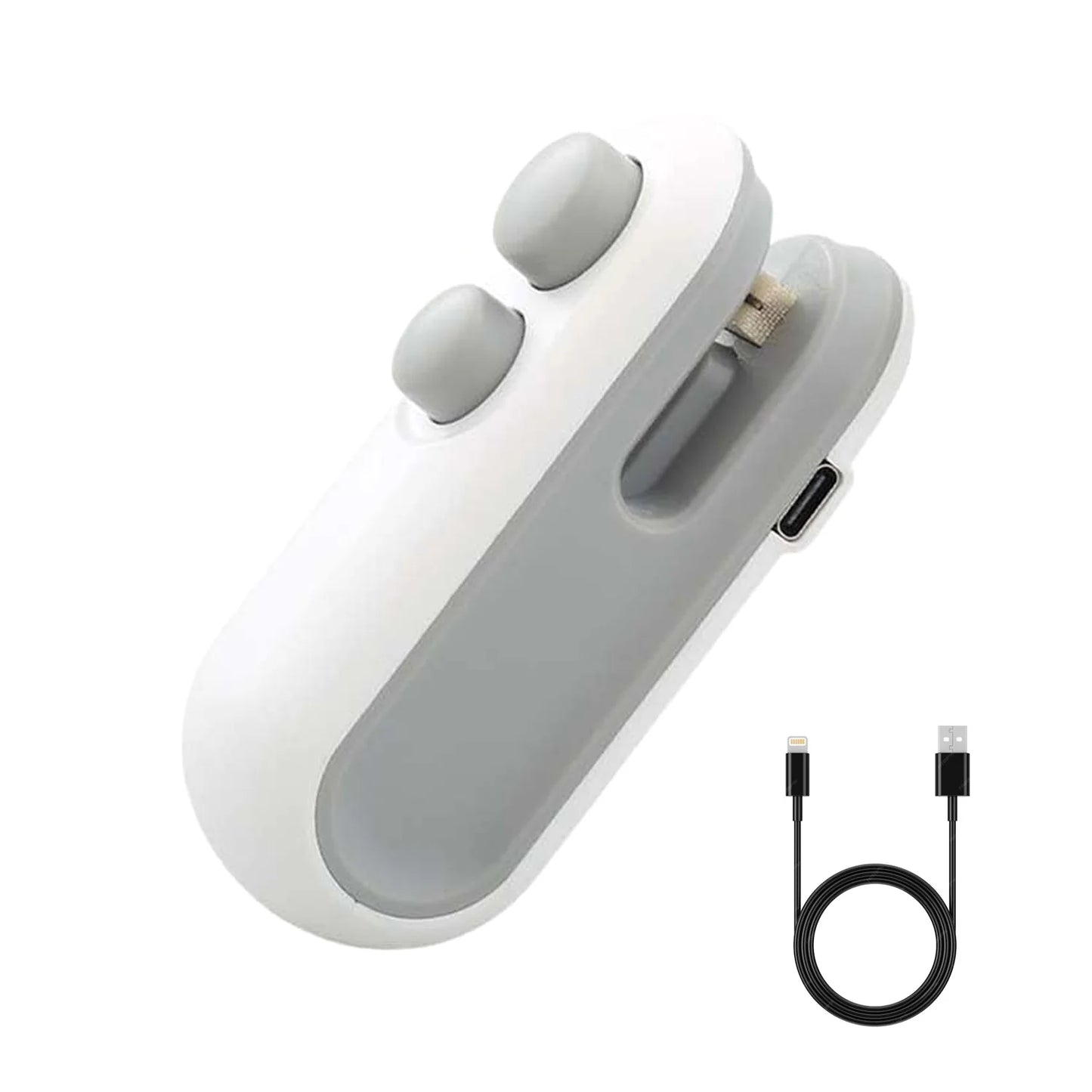2-in-1 Mini Bag Sealer & Cutter – USB Rechargeable