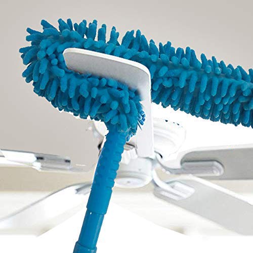 Flexible Microfiber Cleaning Duster Brush, Feather Magic Dust Cleaner with Extendable Rod