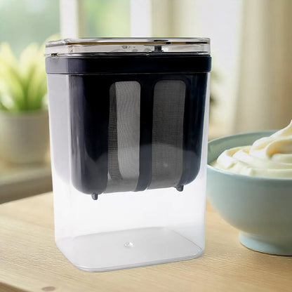 2-in-1 Multifunctional Yogurt Strainer with Storage Container – 1100 ml