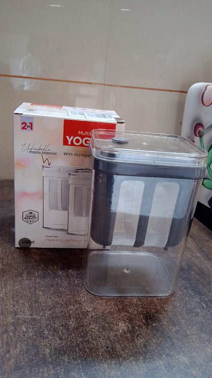 2-in-1 Multifunctional Yogurt Strainer with Storage Container – 1100 ml