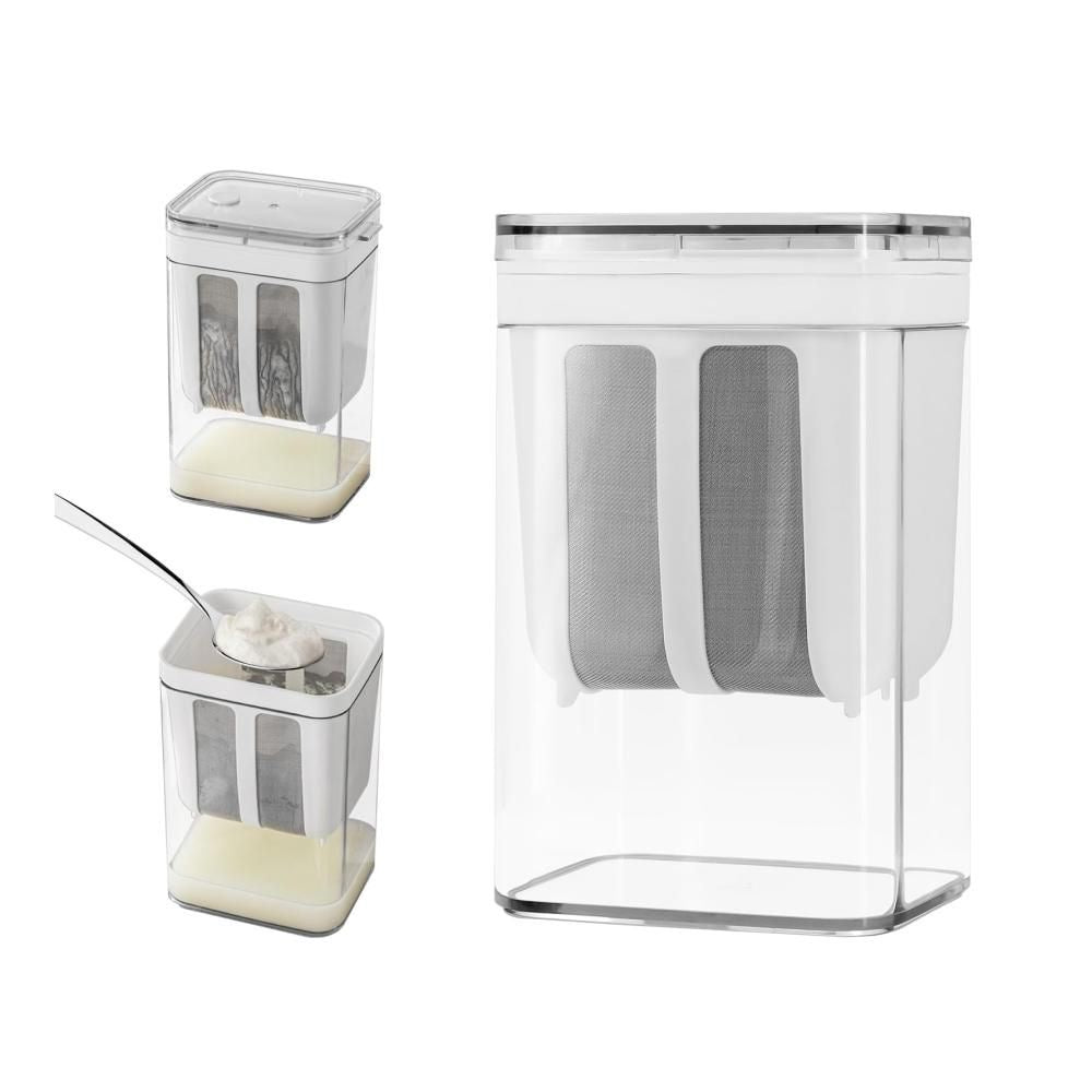 2-in-1 Multifunctional Yogurt Strainer with Storage Container – 1100 ml