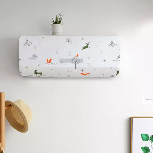 Waterproof Folding Printed AC Cover – Indoor Split AC Dust Protection
