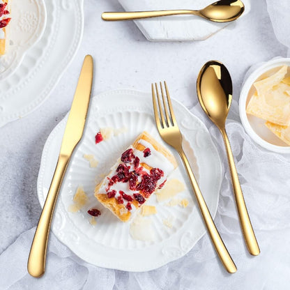 Premium Gold Flatware Set (24 pcs)