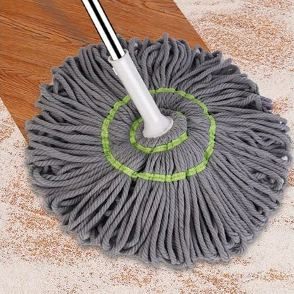 Squeeze Twist Mop – Self-Wringing Floor Cleaning Mop with Telescopic Stainless Steel Handle