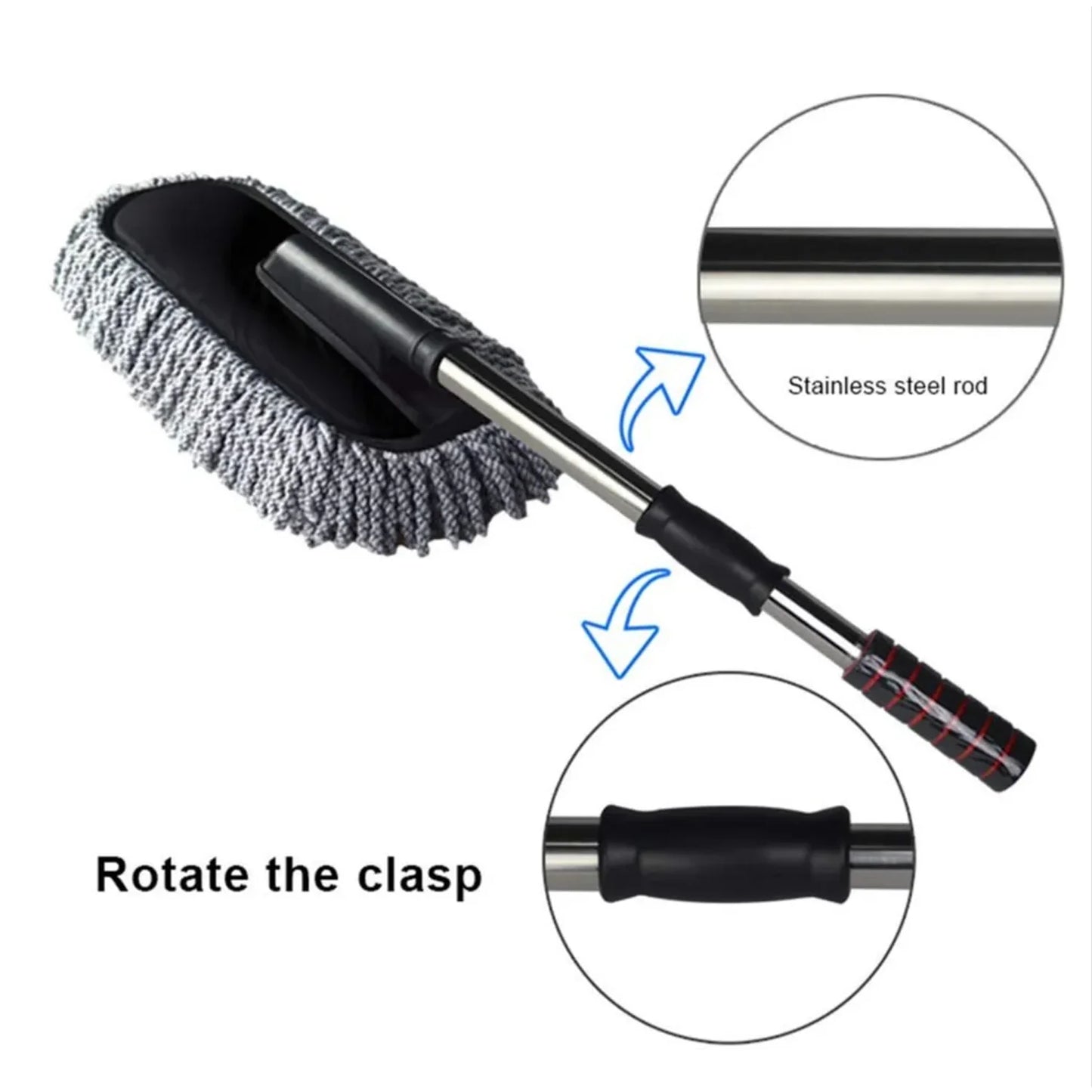 Car Dust Brush – Gentle & Efficient Cleaning Tool for Interior and Exterior