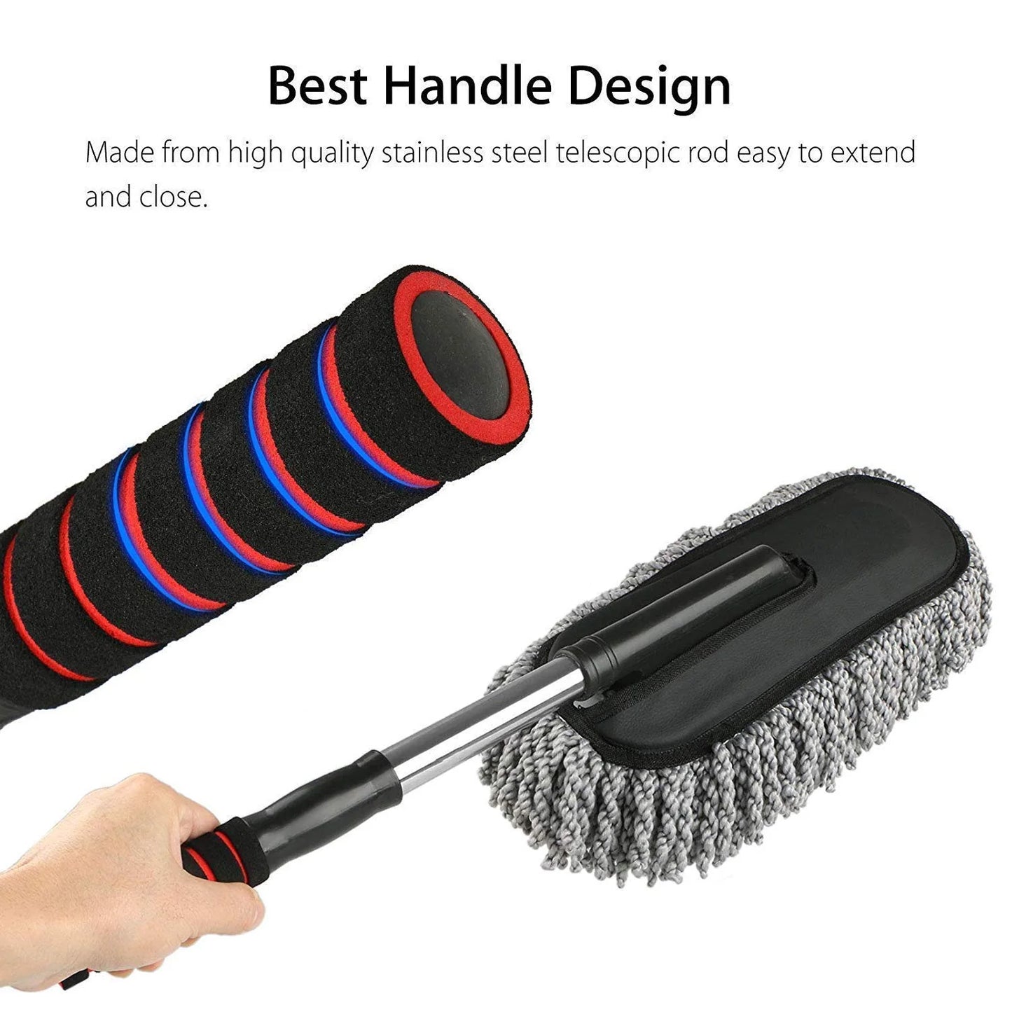 Car Dust Brush – Gentle & Efficient Cleaning Tool for Interior and Exterior
