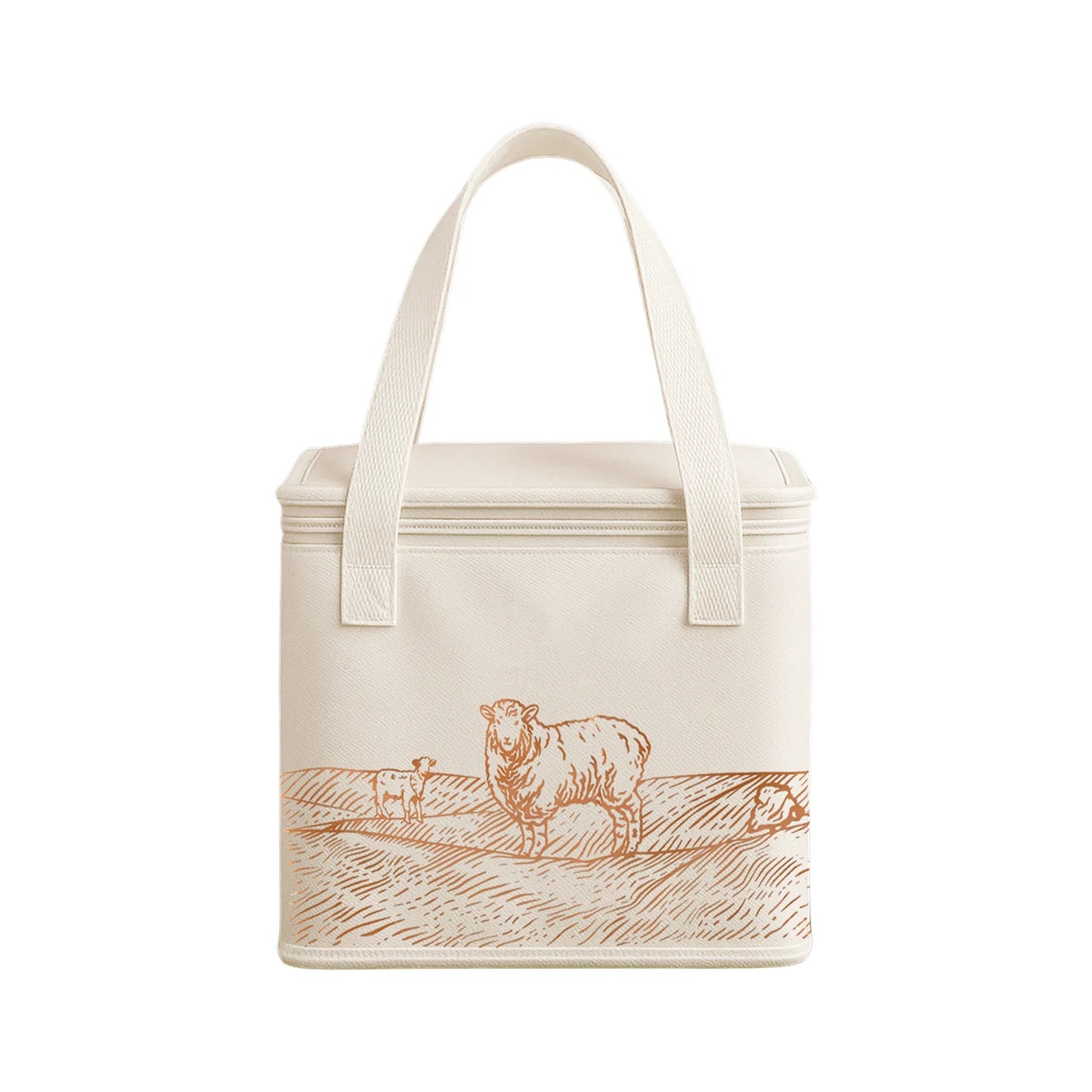 Insulated Thermal Lunch Bag with Foil Lining – Reusable Cooler Tote