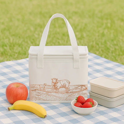 Insulated Thermal Lunch Bag with Foil Lining – Reusable Cooler Tote