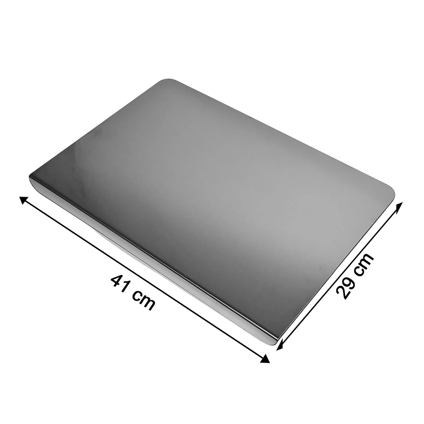 Premium Stainless Steel Anti-Bacterial Chopping Board – Heavy Duty, Rust-Resistant & Bent Edge Design