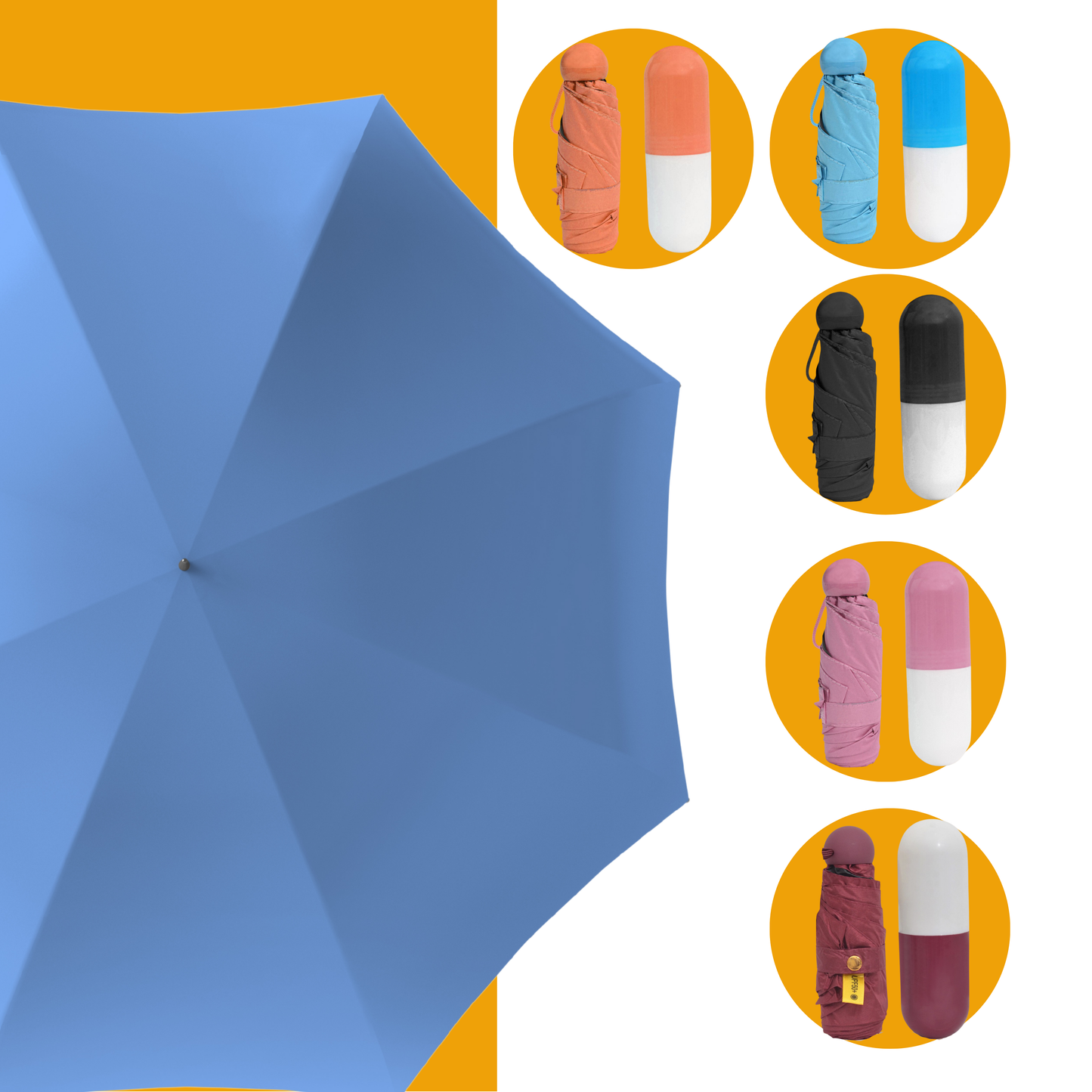 Premium Capsule Umbrella For Rainy Seasons